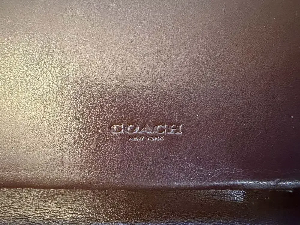 Coach F23448 Phone Wallet in Gold Star Glitter Print